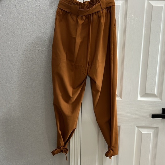 Grace Karin burnt orange women’s‎ size large pants - Picture 5 of 10